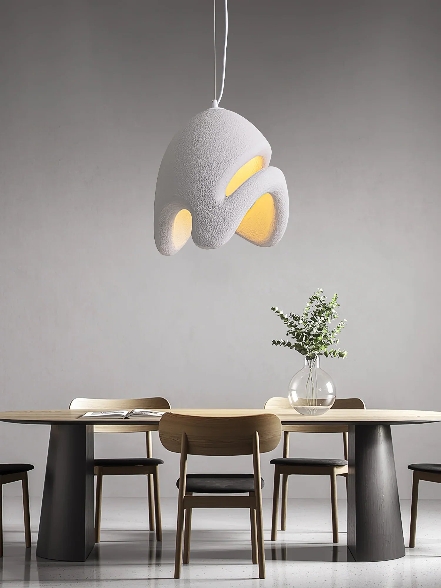 Wabi Sabi Resin Pendant Lamp