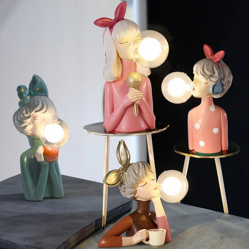 Bubble Girls Table Lamp