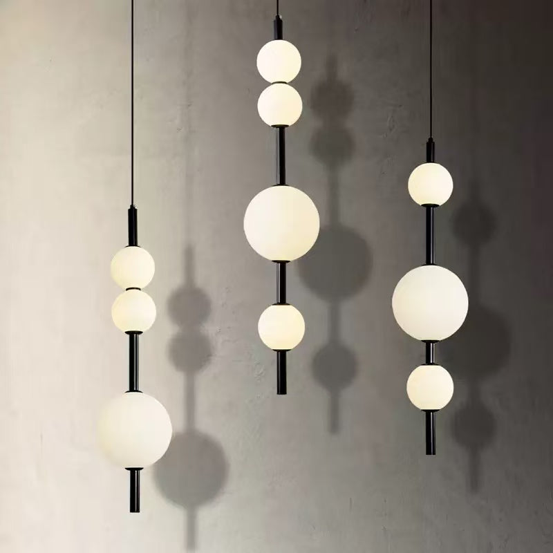 Vertical Glass Pendant Light