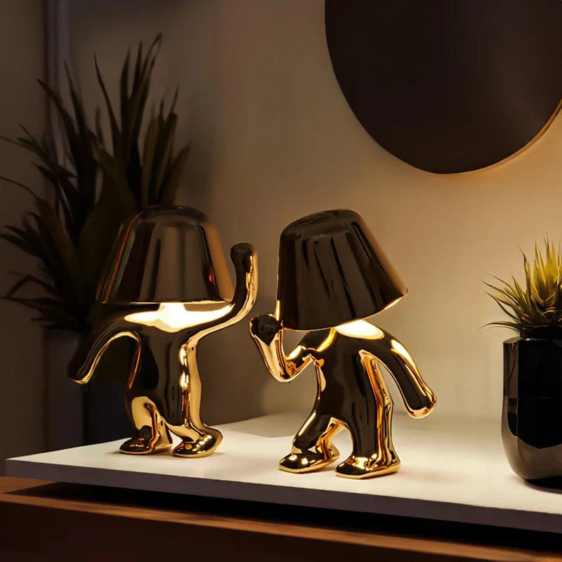 Golden Brother Lamp