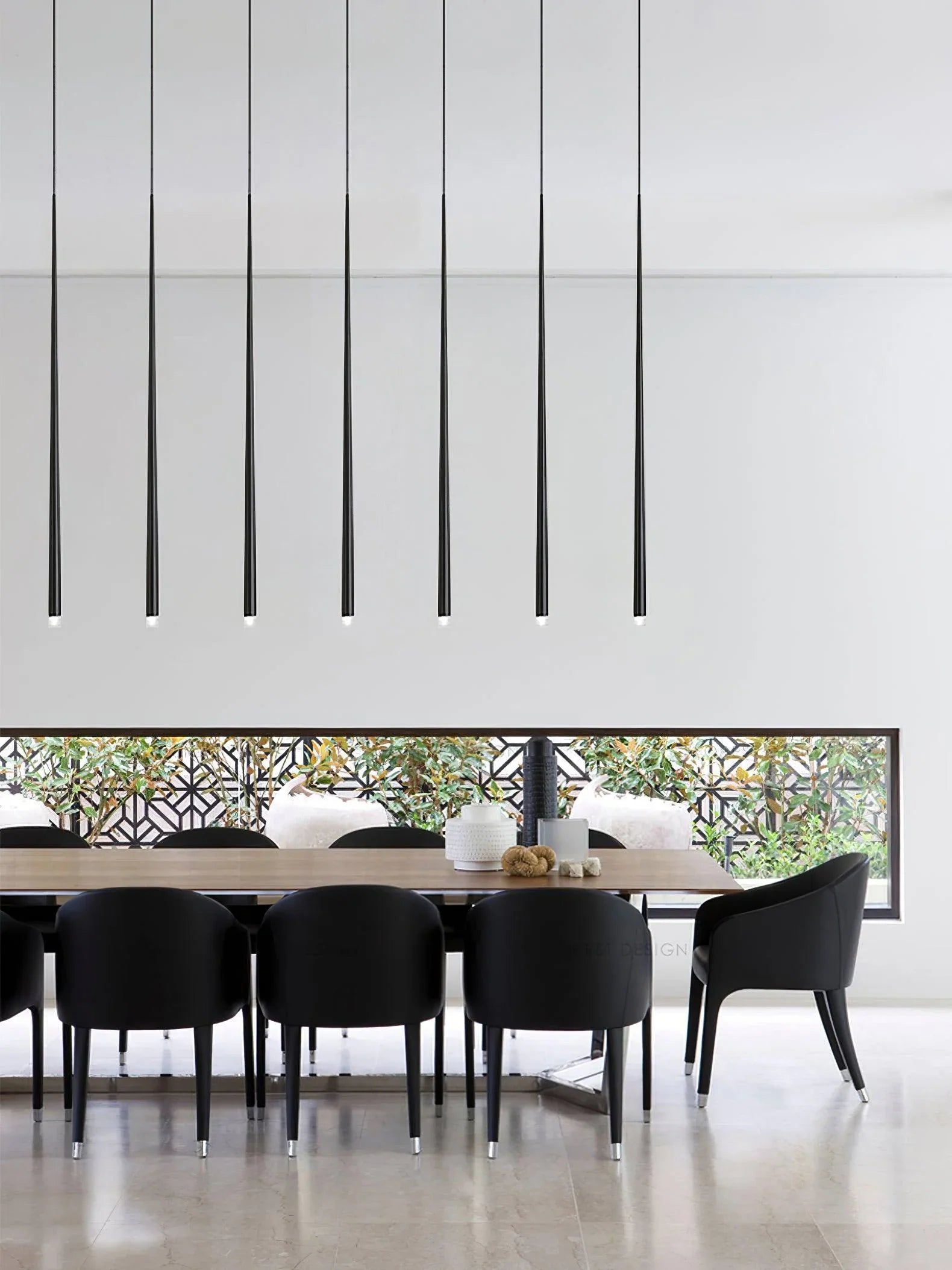 Slender Cone Chandelier