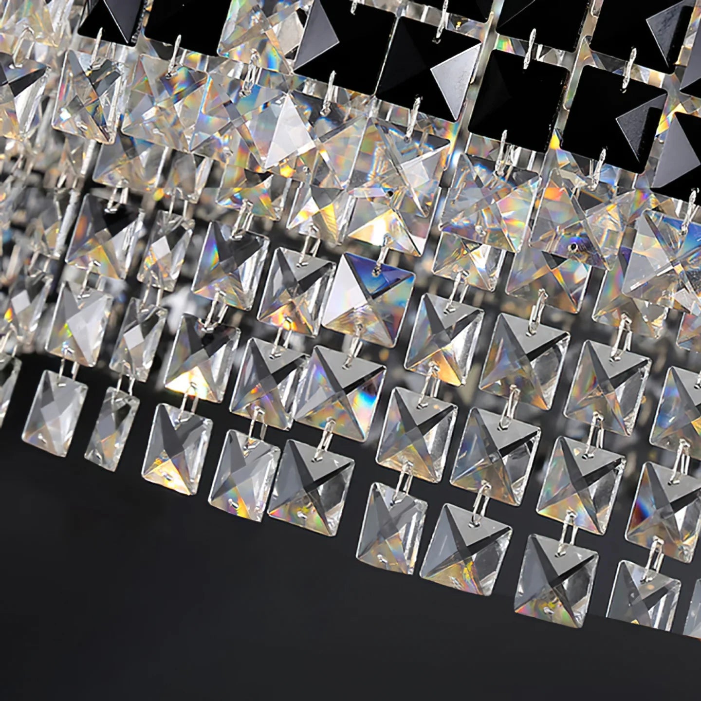 Liliana Rectangle Crystal Chandelier