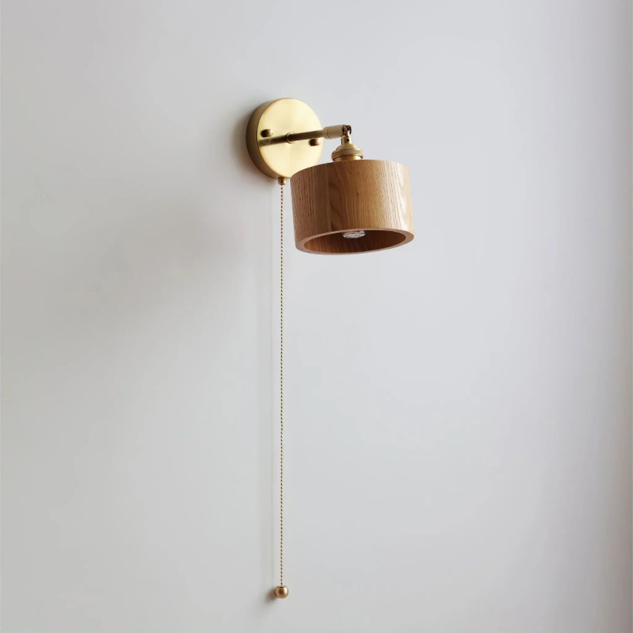 Rotatable Wooden Wall Lamp