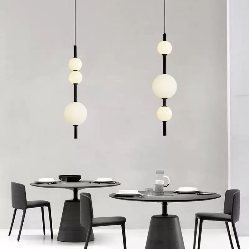 Vertical Glass Pendant Light
