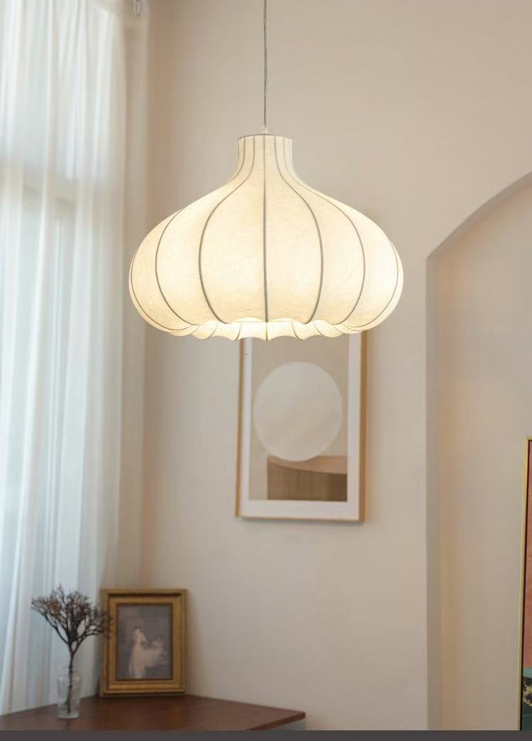 Onion Bubble Silk Pendant Lamp M434