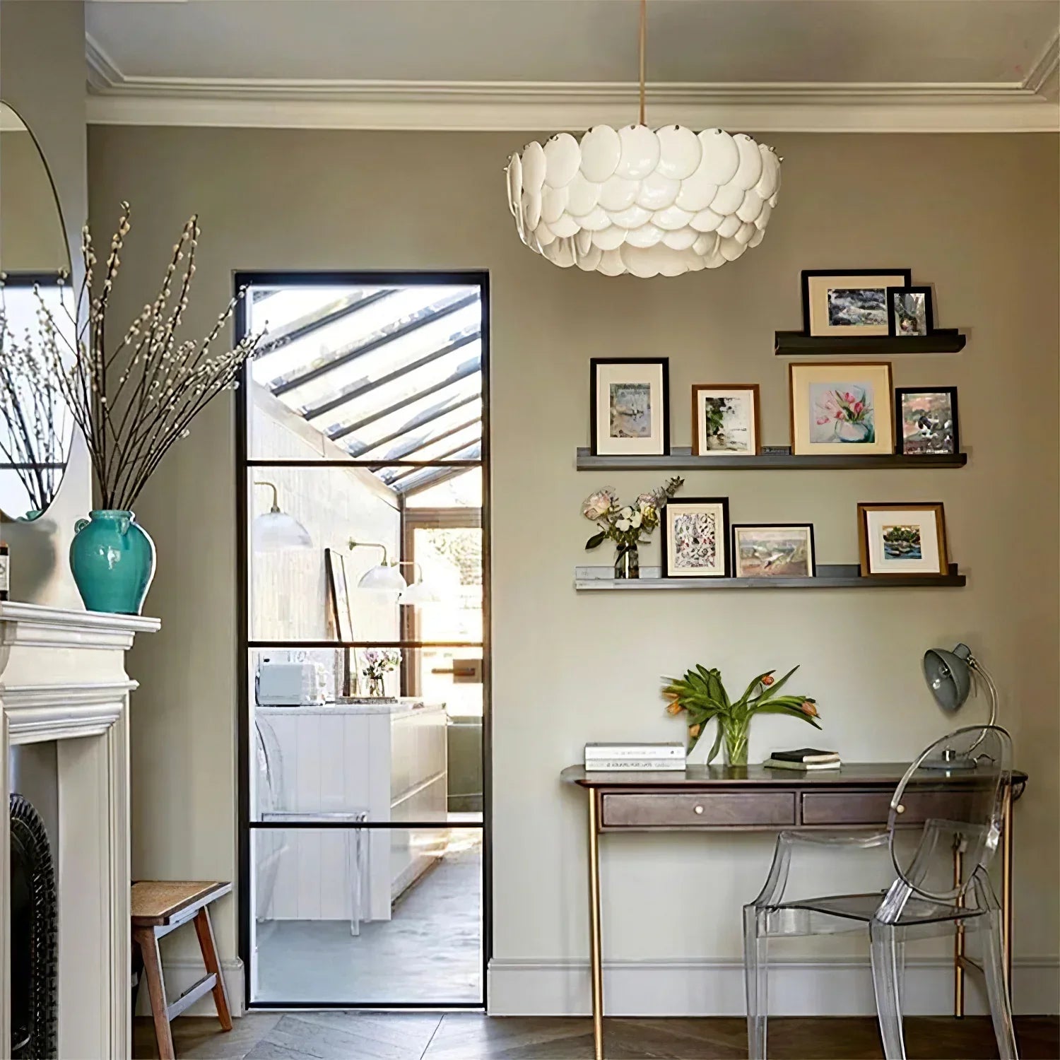 Pinecone Chandelier