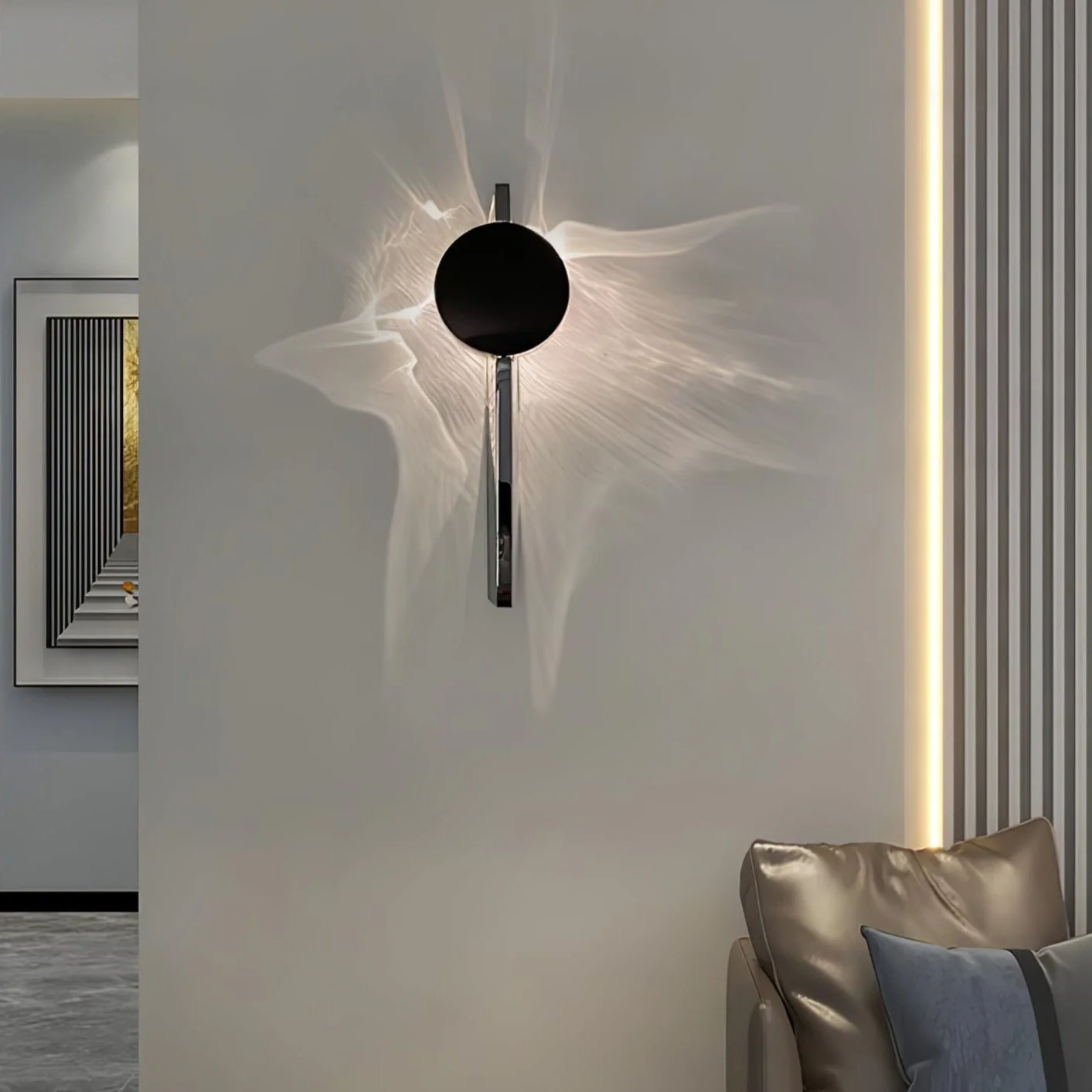 Ligurian Sinuous Dual Sconce