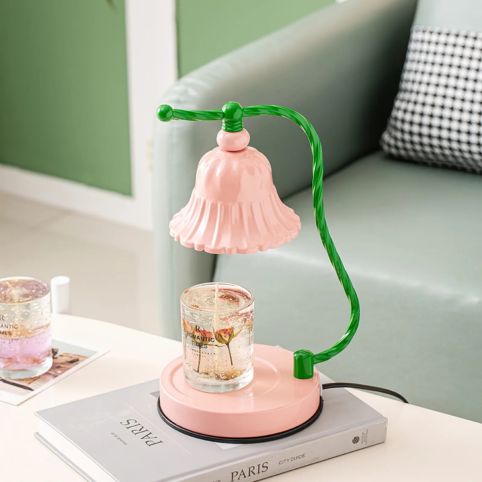 Pink Candle Warmer Lamp