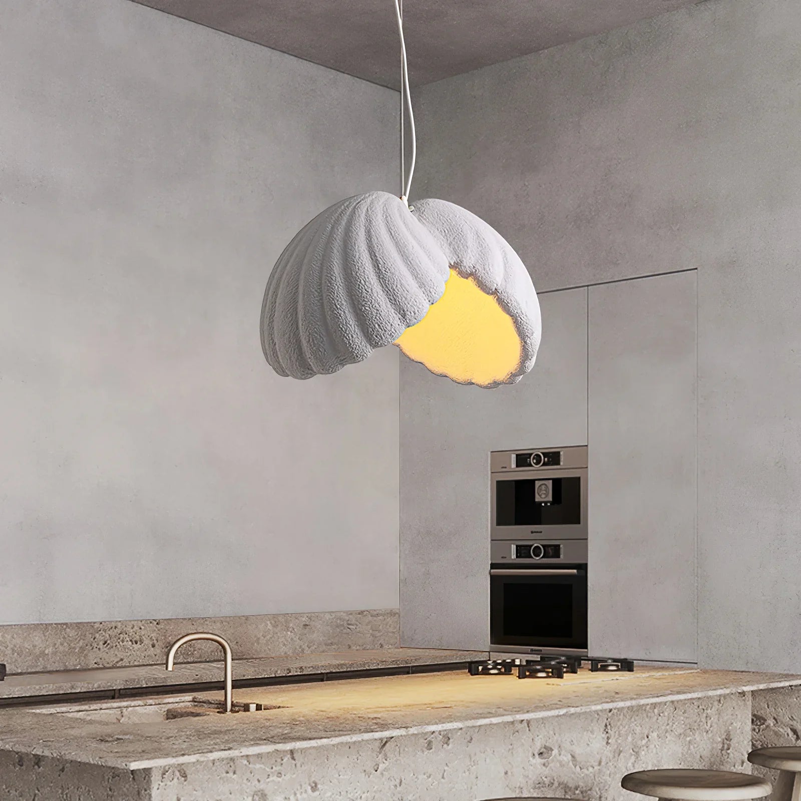 Wabi Sabi Resin Pendant Lamp