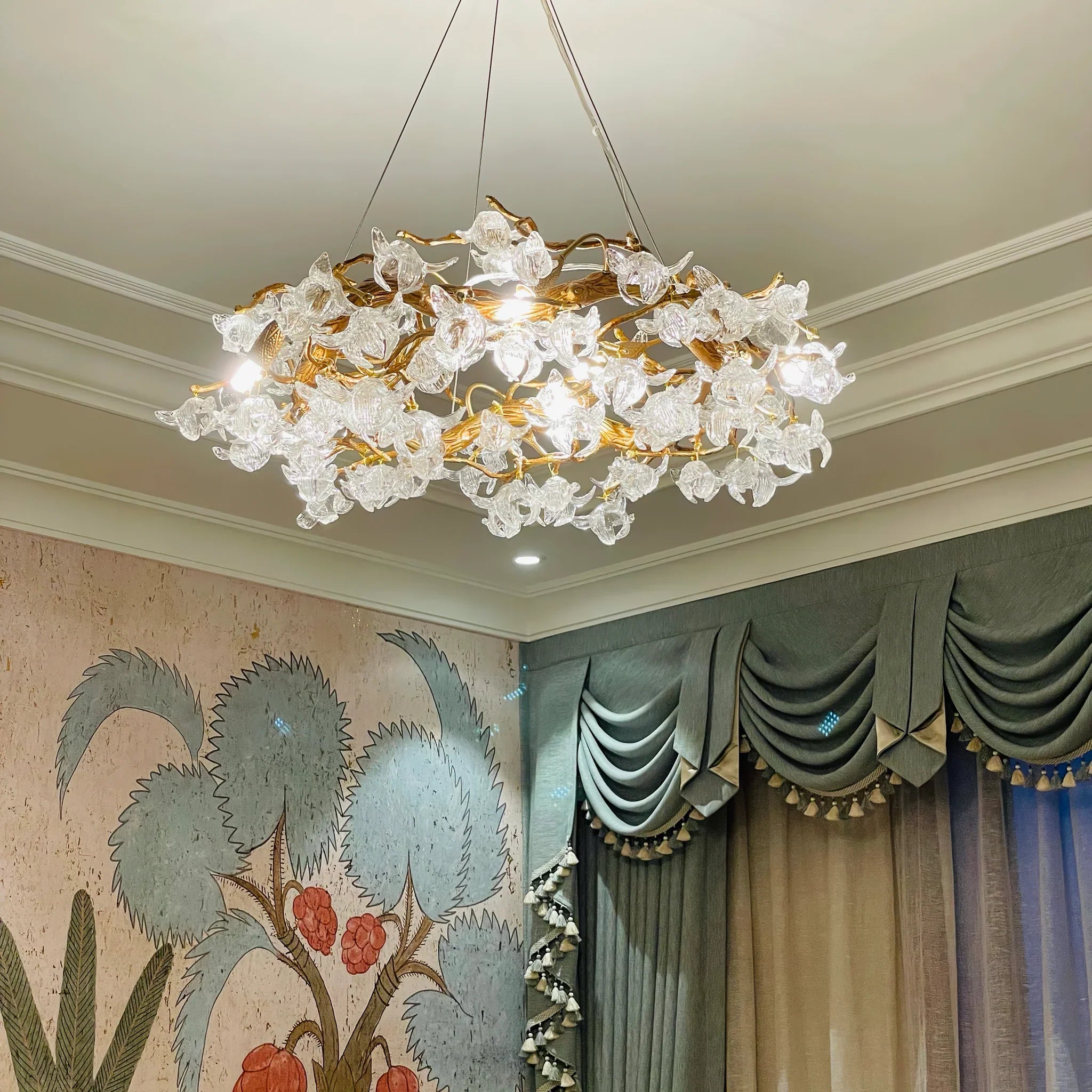 Hibiscus Flower Chandelier