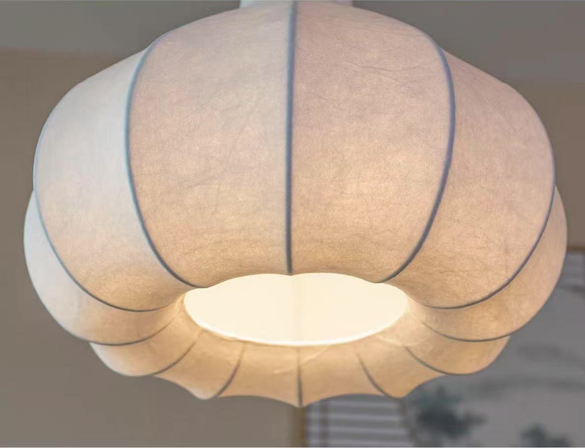 Onion Bubble Silk Pendant Lamp M434