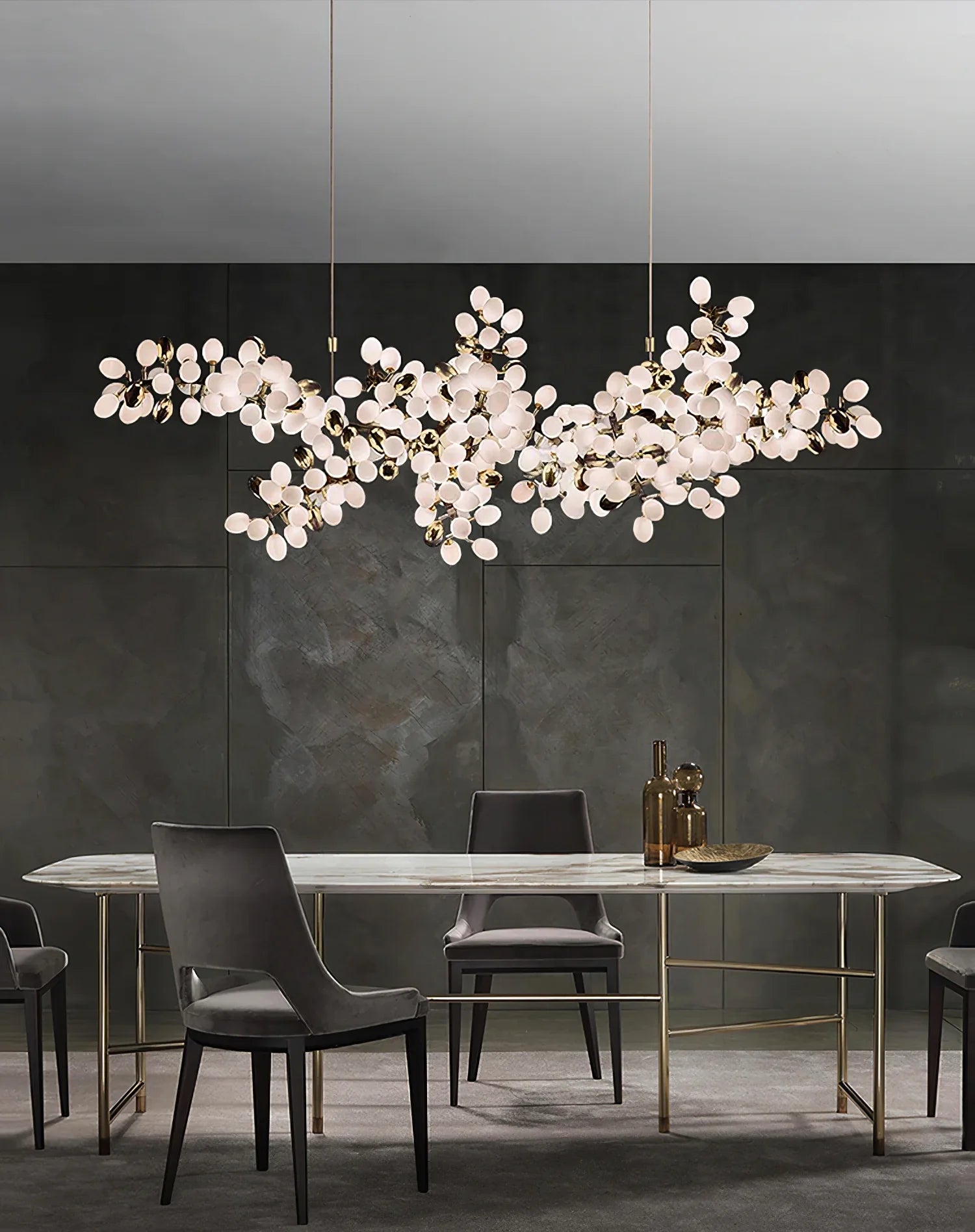 Grape Vine Bunch Chandelier