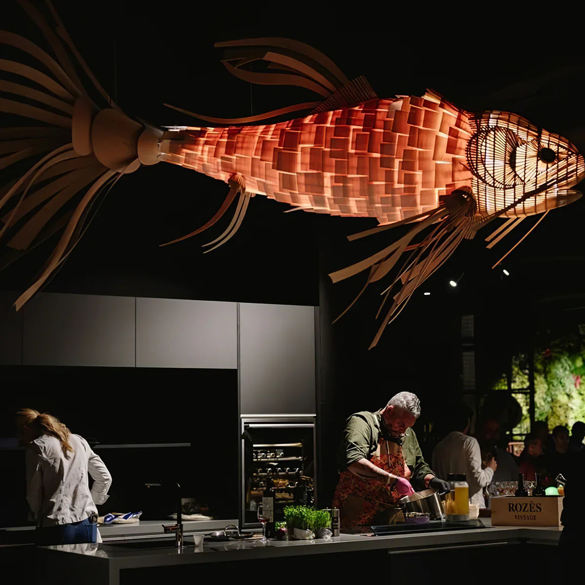 Koi Chandelier