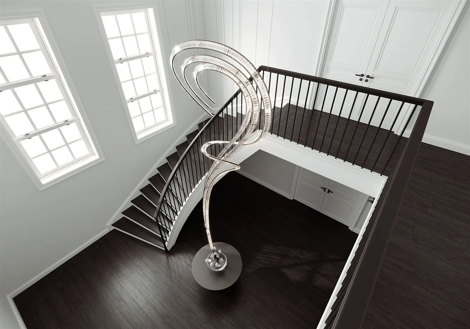 Spiral Customized Chandelier