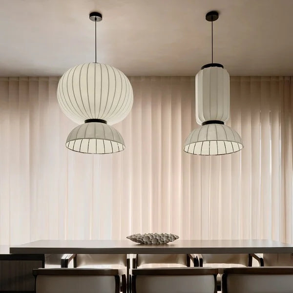 Mulberry Silk Lantern Pendant Light M433