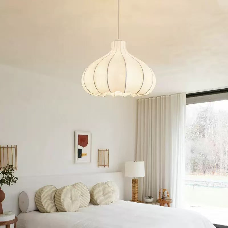 Onion Bubble Silk Pendant Lamp M434