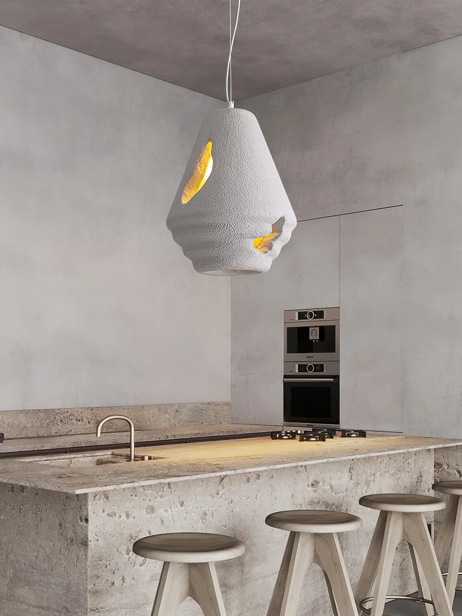 Wabi Sabi Resin Pendant Lamp