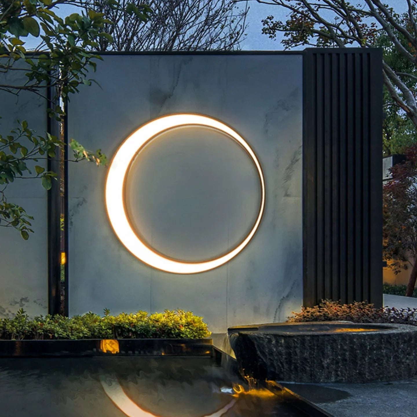 Moon Outdoor Wall Light