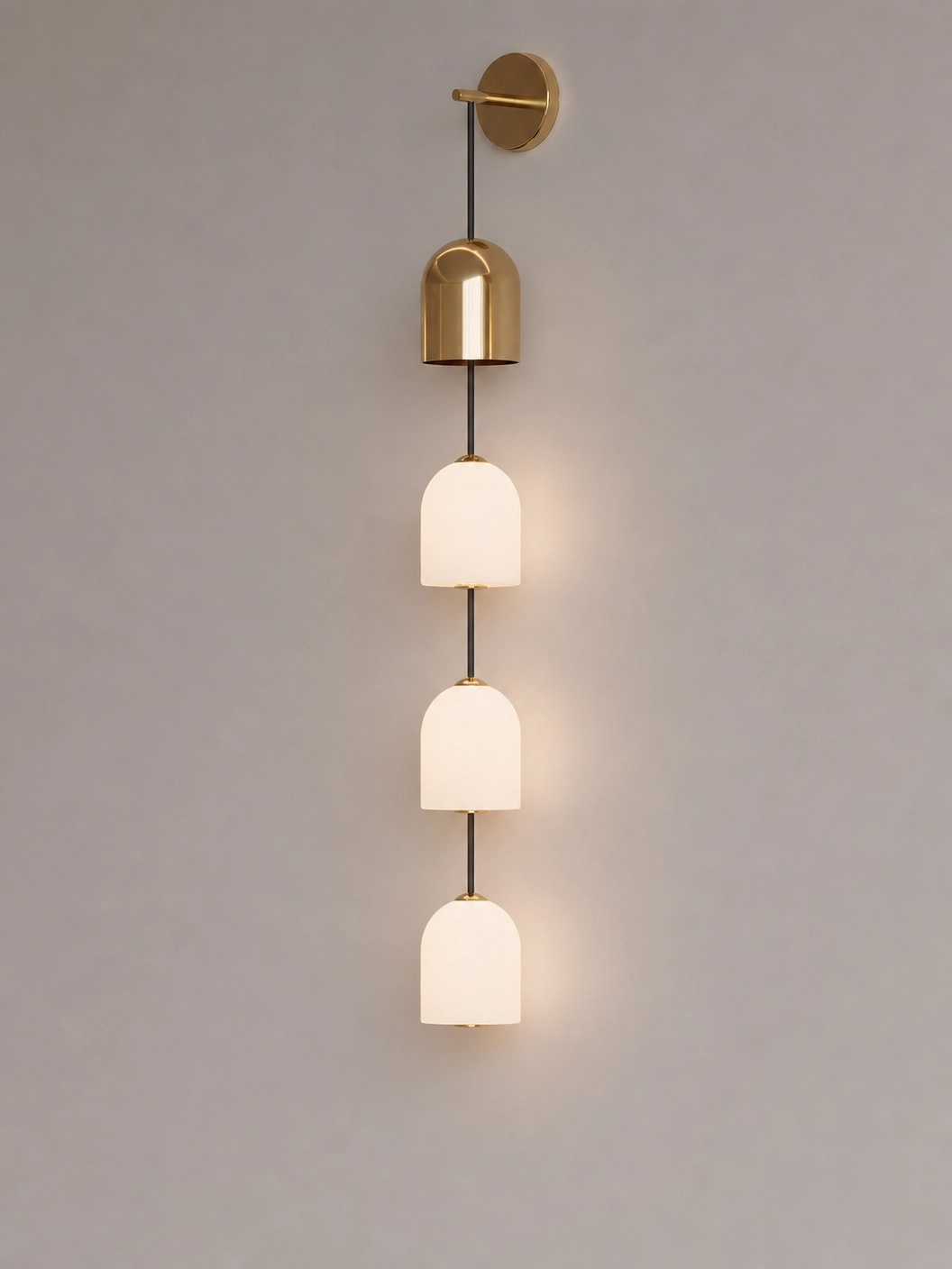 Perla Stacked Glass Sconces