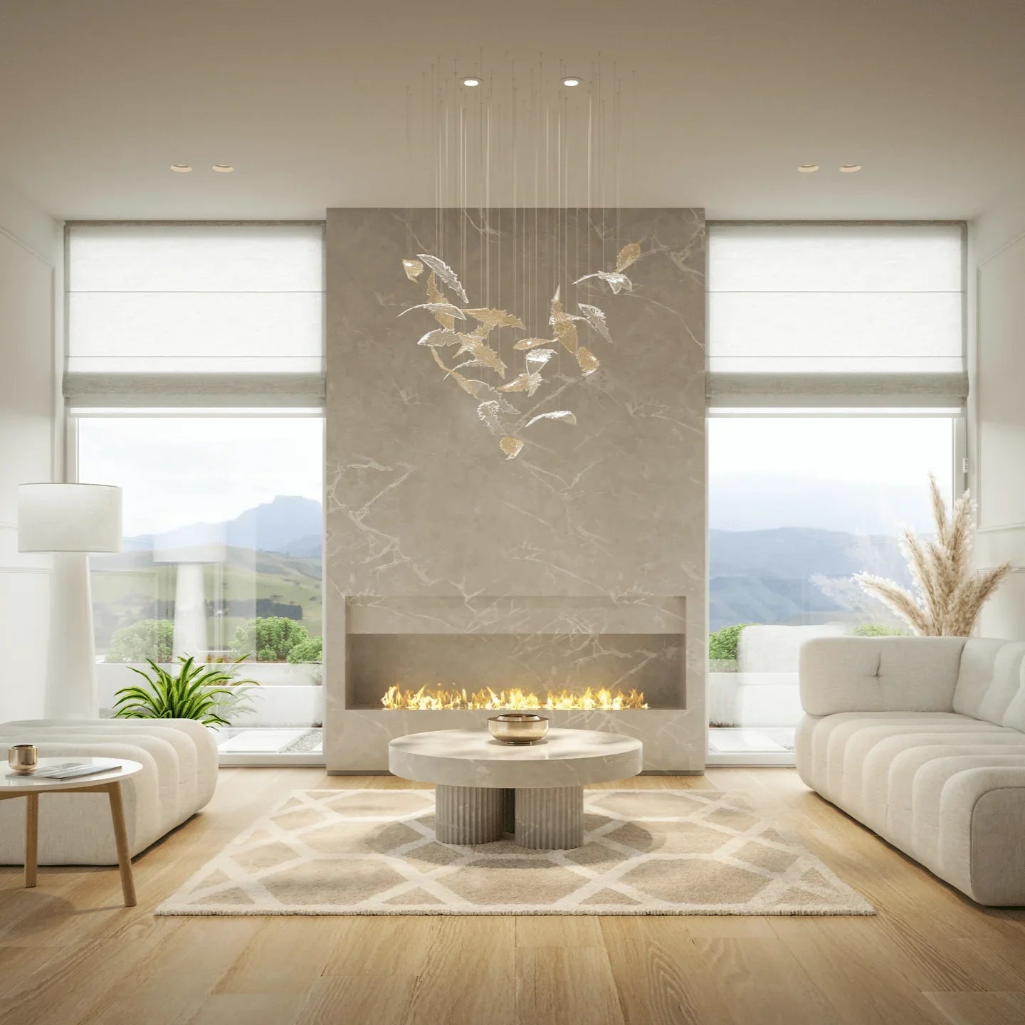 Nectar Leaves Chandelier
