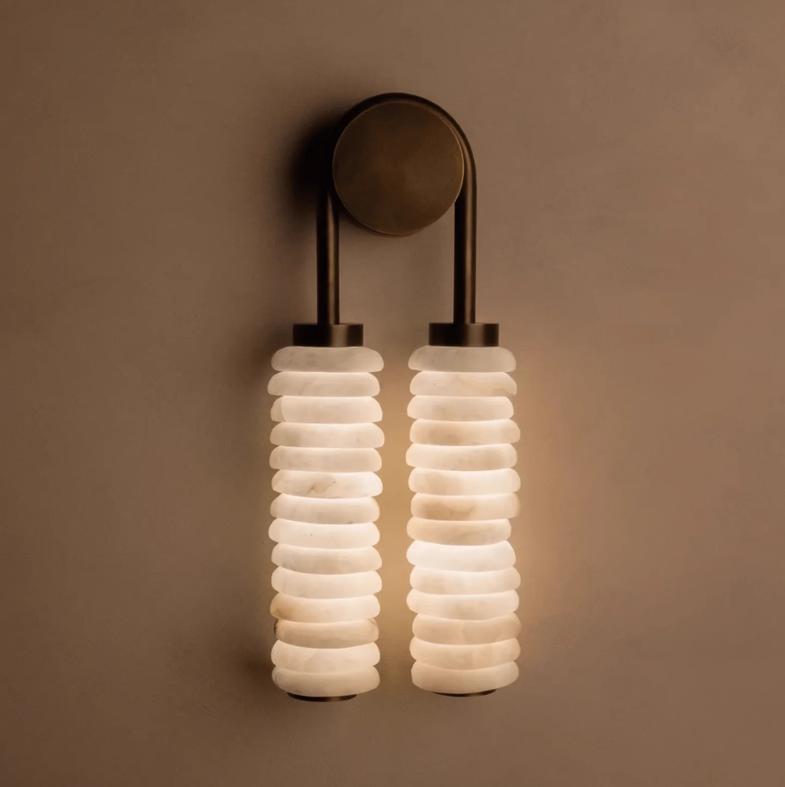 Alabaster Wall Sconce