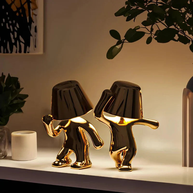 Golden Brother Lamp