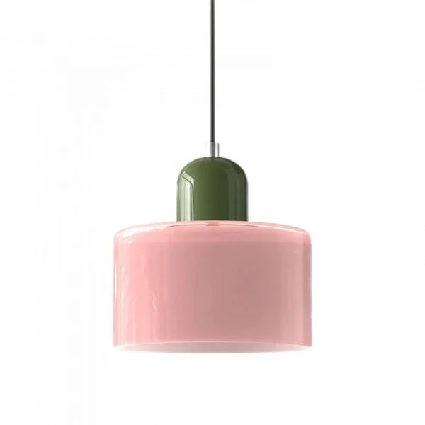 Nordic Morandi Cylinder Glass Pendant Light S66