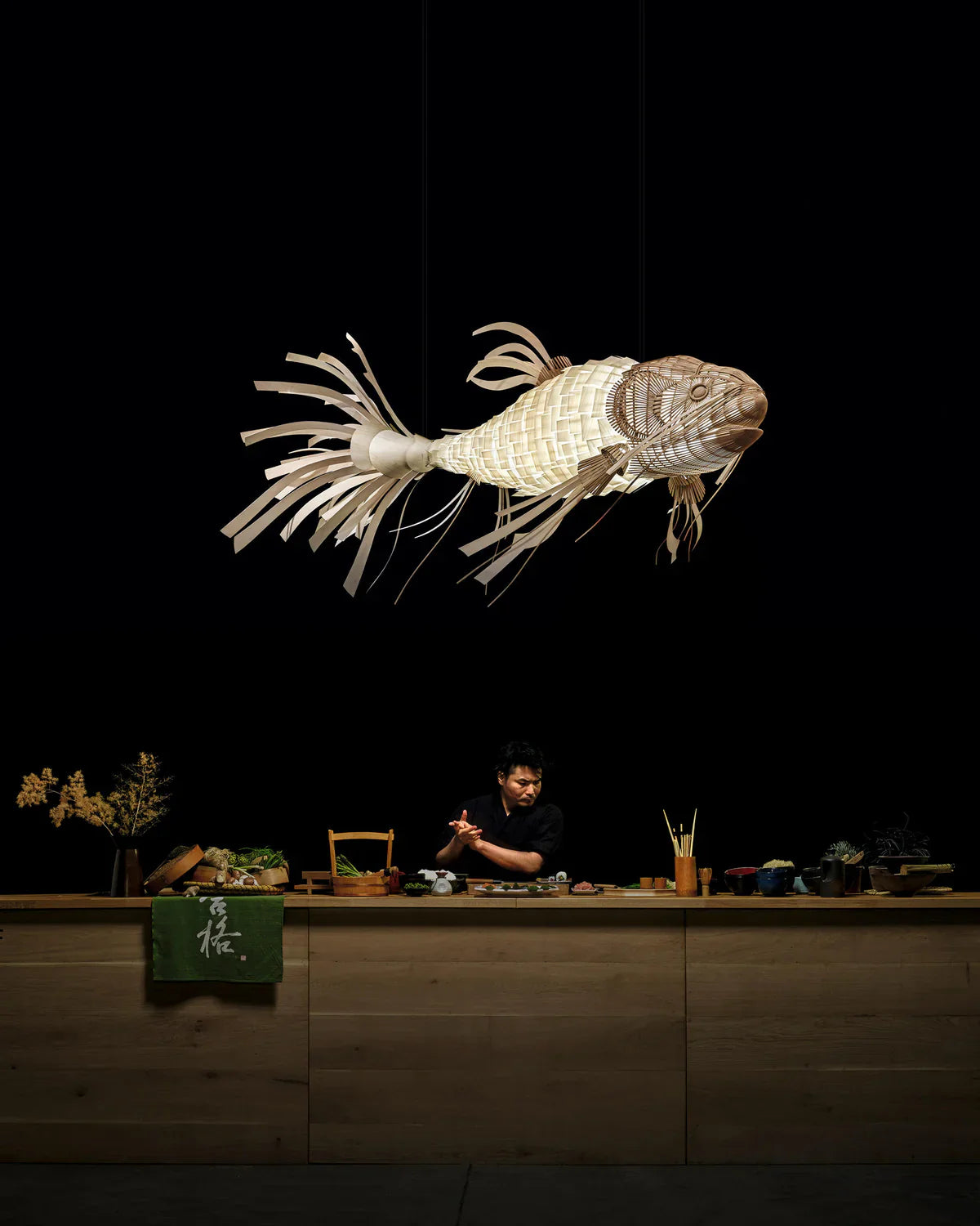 Koi Chandelier