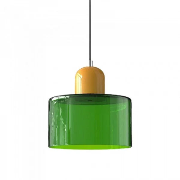Nordic Morandi Cylinder Glass Pendant Light S66