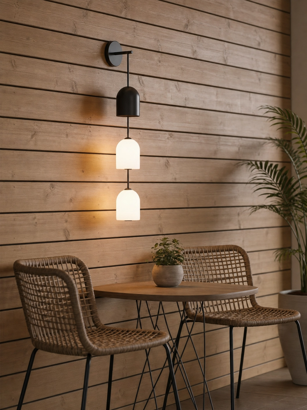 Perla Stacked Glass Sconces