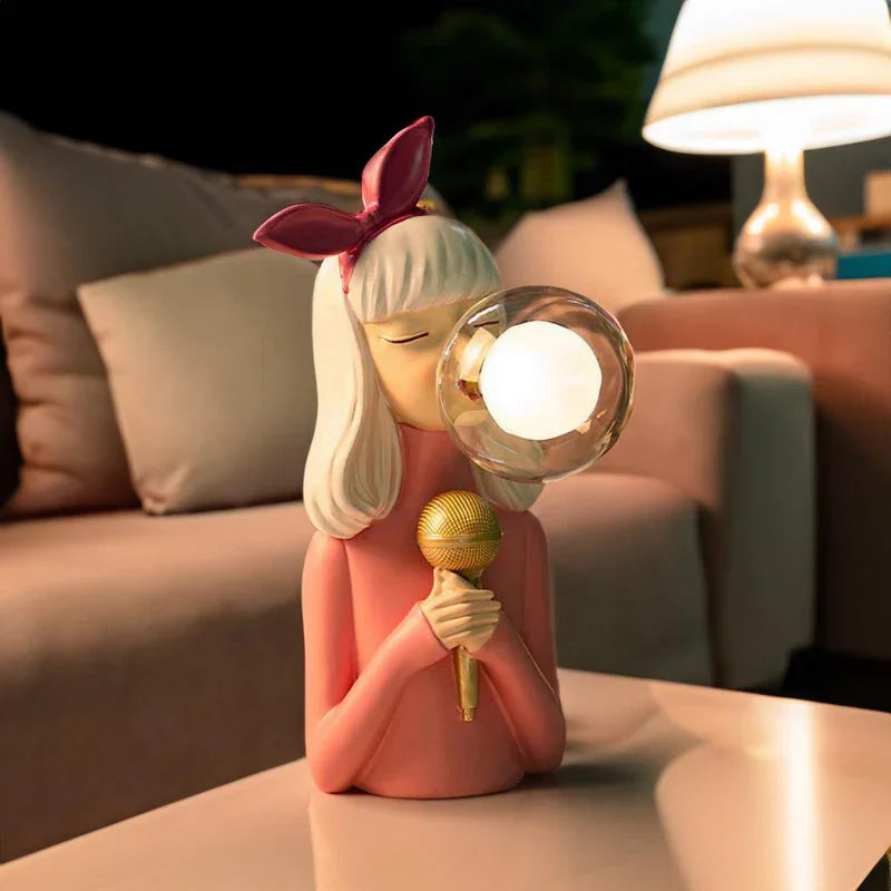 Bubble Girls Table Lamp