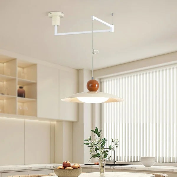 Nordic Flying Saucer Swing Arm Movable Pendant Light M111