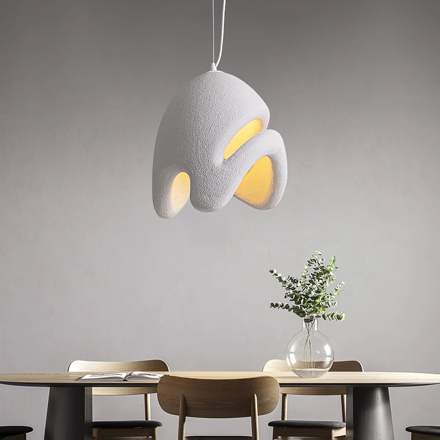 Wabi Sabi Resin Pendant Lamp