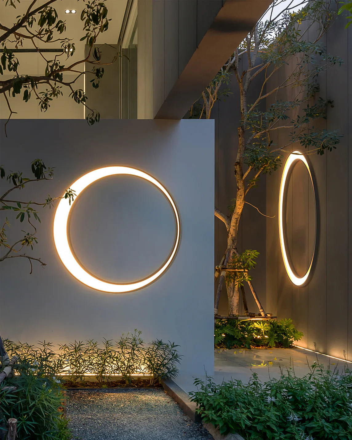 Moon Outdoor Wall Light