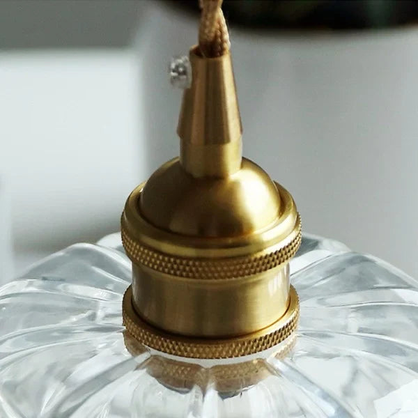 Tiffany Lotus Glass Pendant Light for Living Room S08