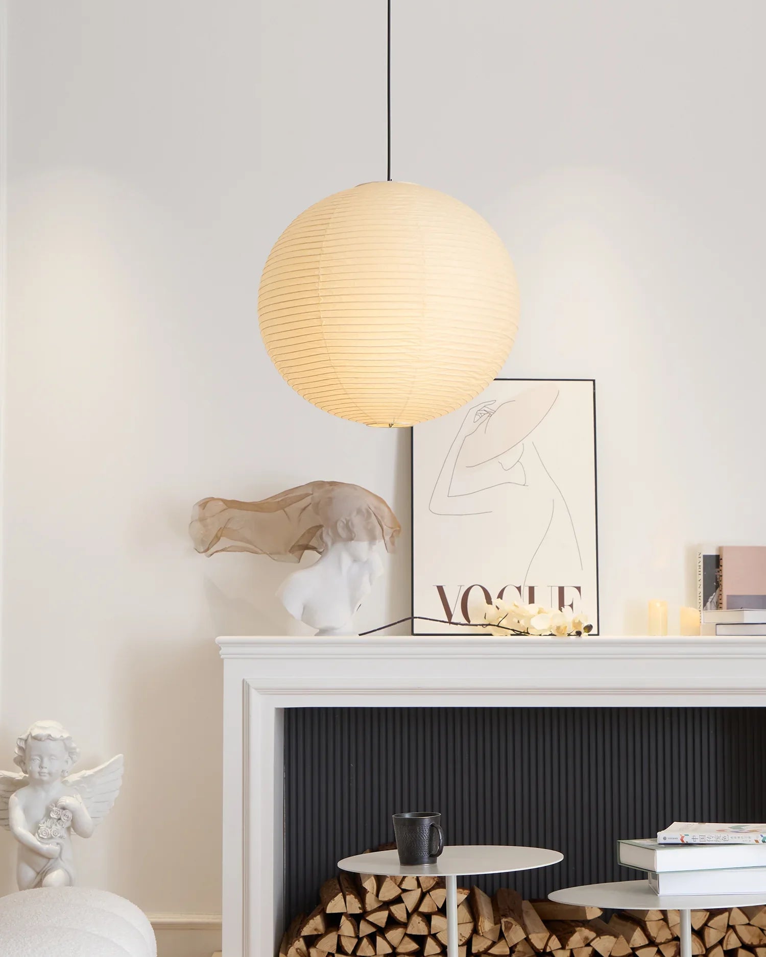 Washi Paper A Pendant Lamp