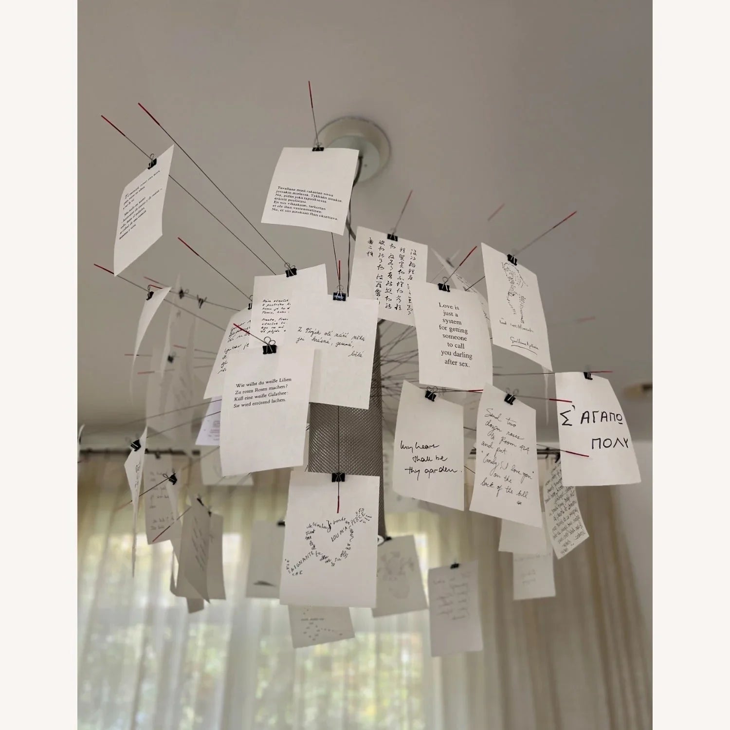 Paper Chandelier