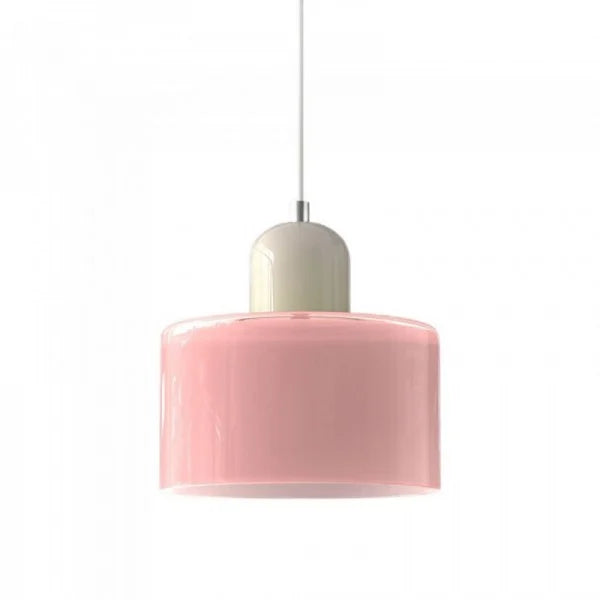 Nordic Morandi Cylinder Glass Pendant Light S66