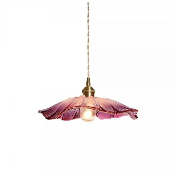 Tiffany Lotus Glass Pendant Light for Living Room S08