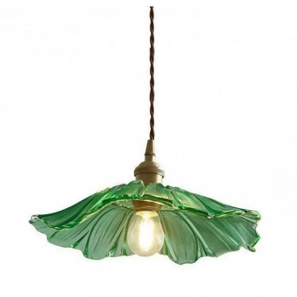 Tiffany Lotus Glass Pendant Light for Living Room S08