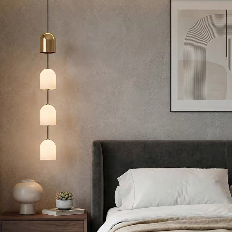 Perla Stacked Glass Pendant Light