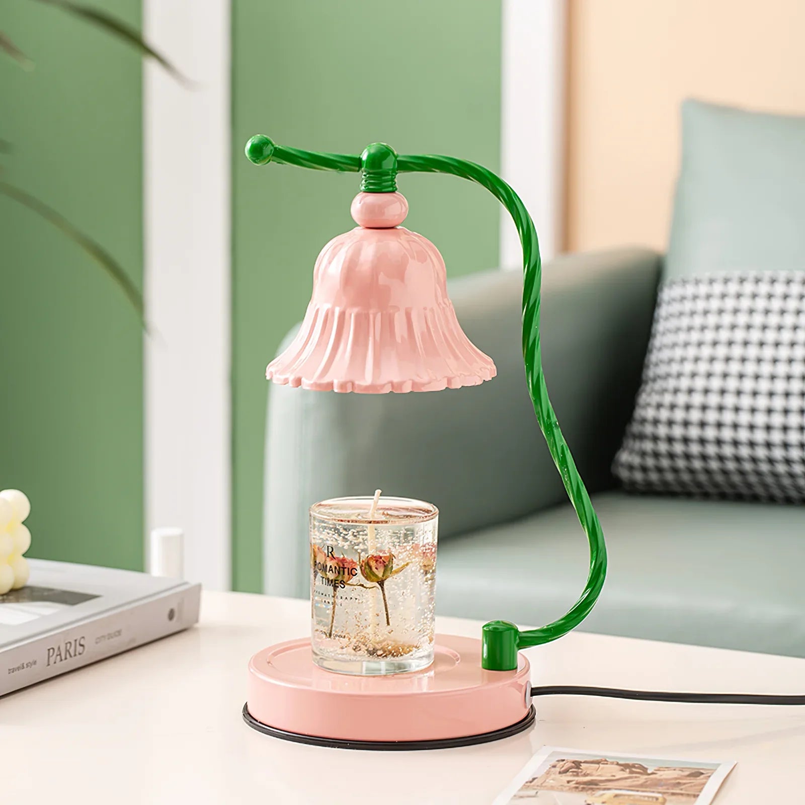 Pink Candle Warmer Lamp