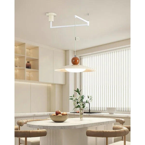 Nordic Flying Saucer Swing Arm Movable Pendant Light M111