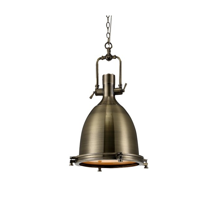 Industrial Nautical Dome Pendant Light