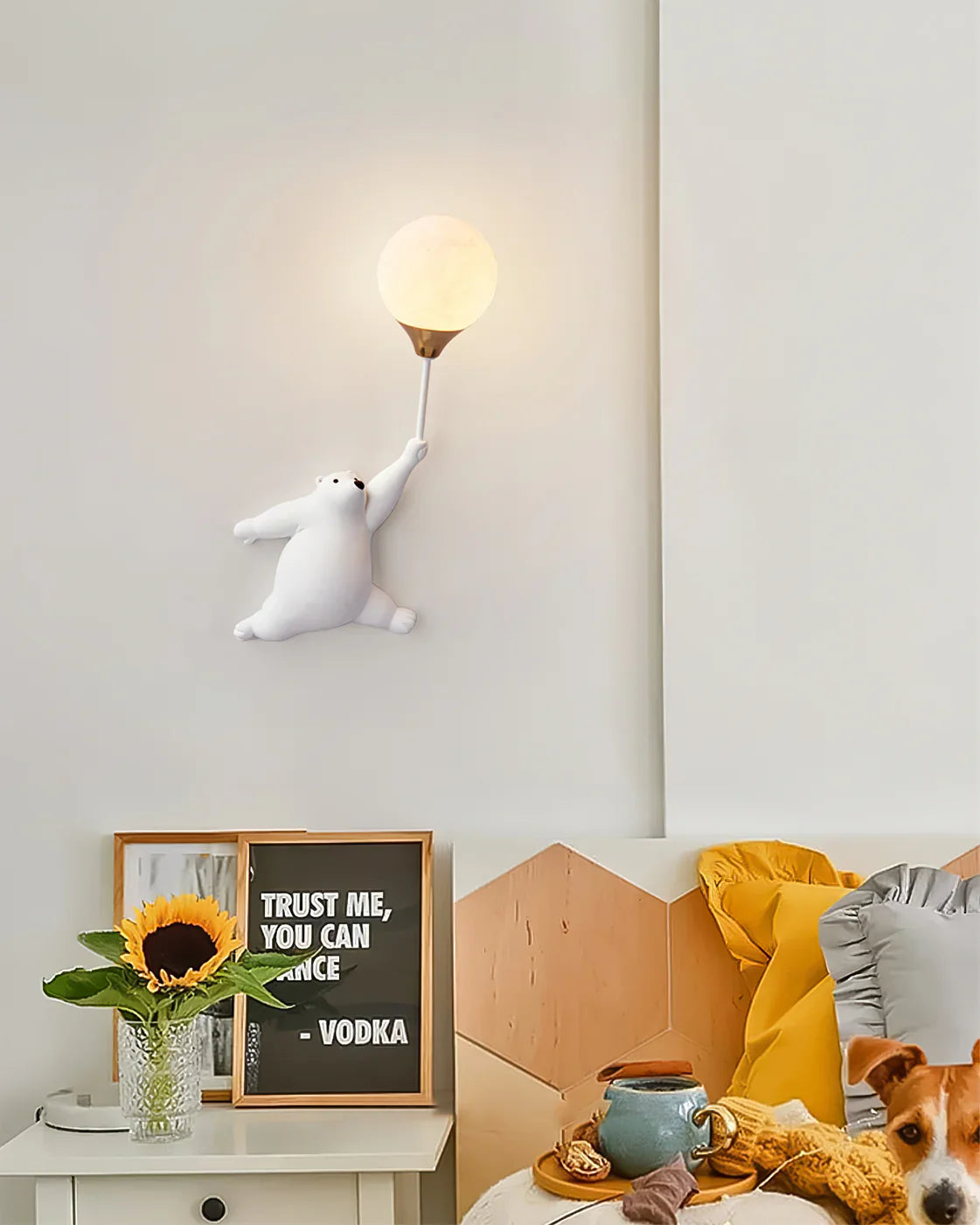 Bear Balloon Wall Lamp