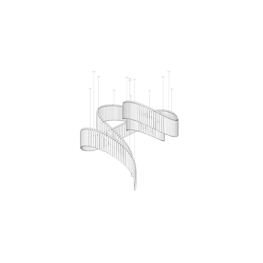Crystal Spin Customized Chandelier