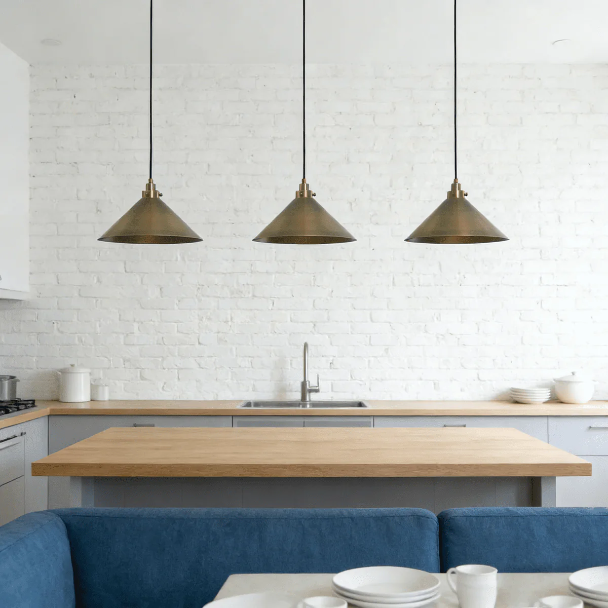 Atacama Tapered Copper Pendant