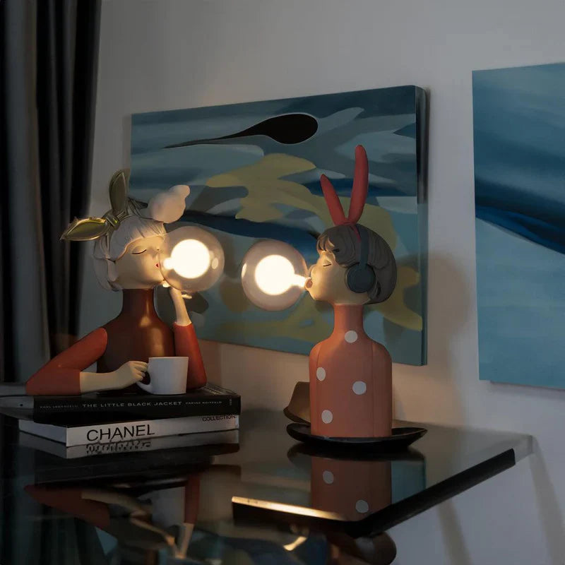 Bubble Girls Table Lamp