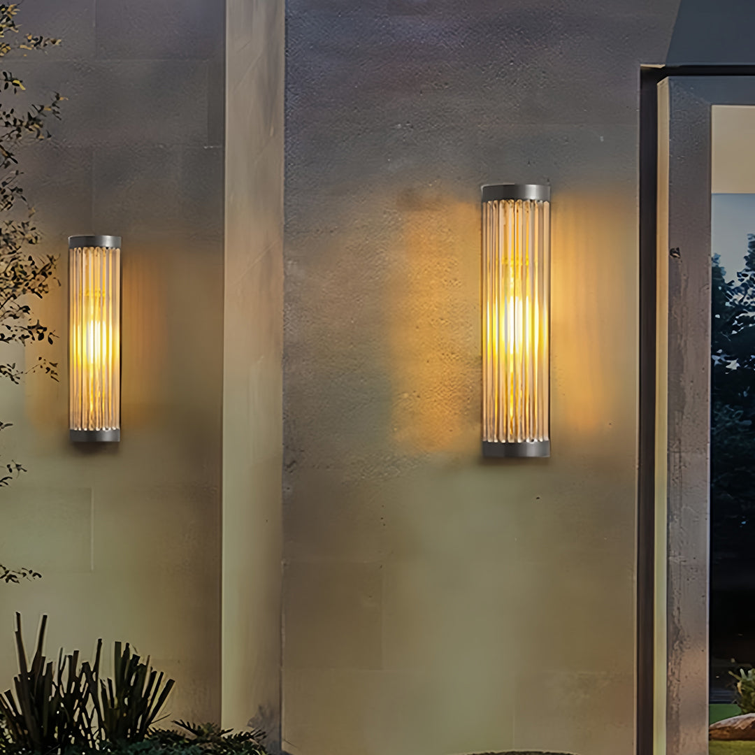 Outdoor Wall Led Light Outdoor Elegant Cylinder Waterproof Garden Lamp