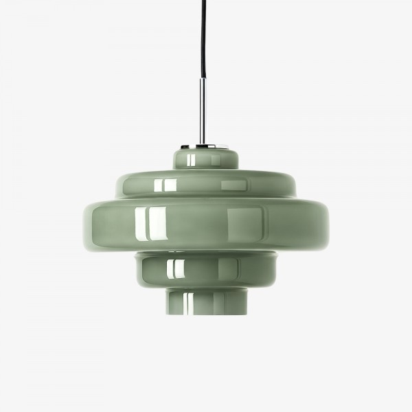 Tiered Glass Pendant Light